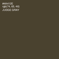 #4A412E - Judge Gray Color Image
